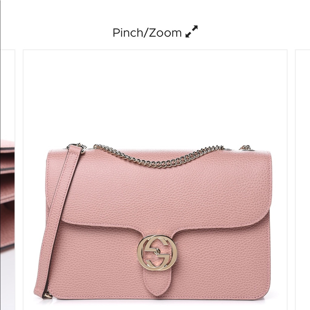Gucci soft pink shoulder bag